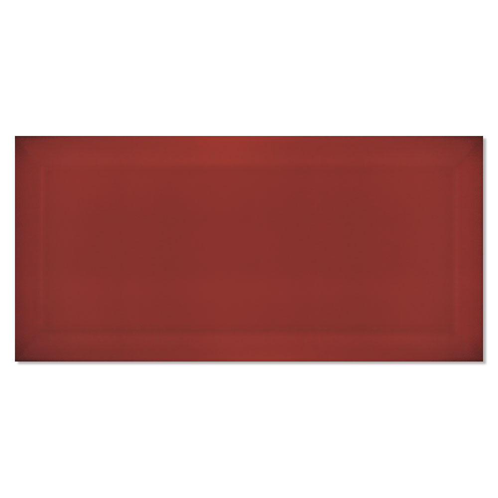 Veggflis Metro Fasat Rød Blank 10x20 cm